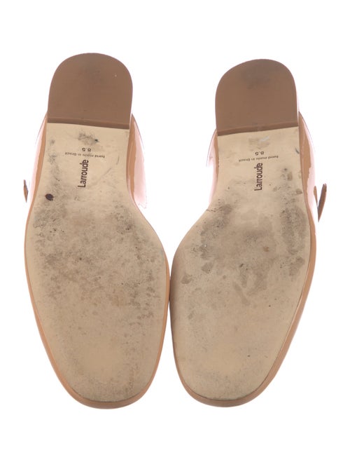 Larroude Patent Leather Mules