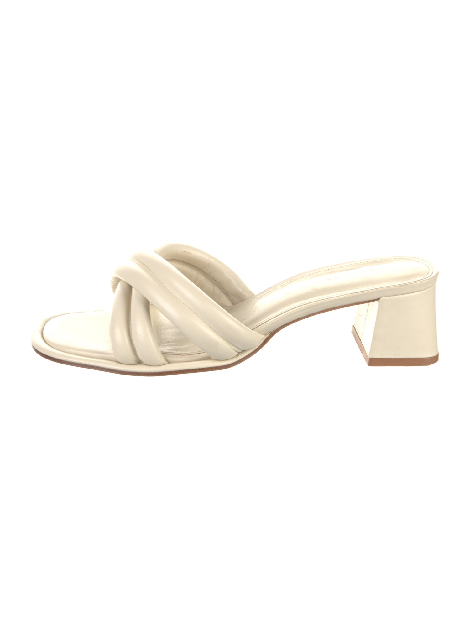 Larroude Leather Slides