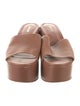 Larroude Leather Slides