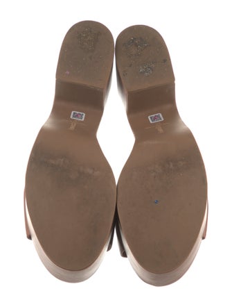 Larroude Leather Slides