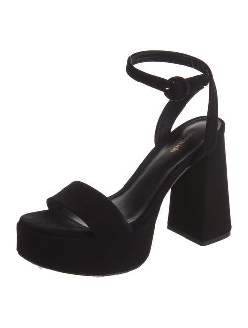 Larroude Suede Sandals