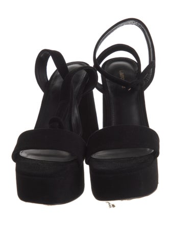 Larroude Suede Sandals