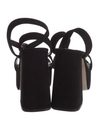 Larroude Suede Sandals