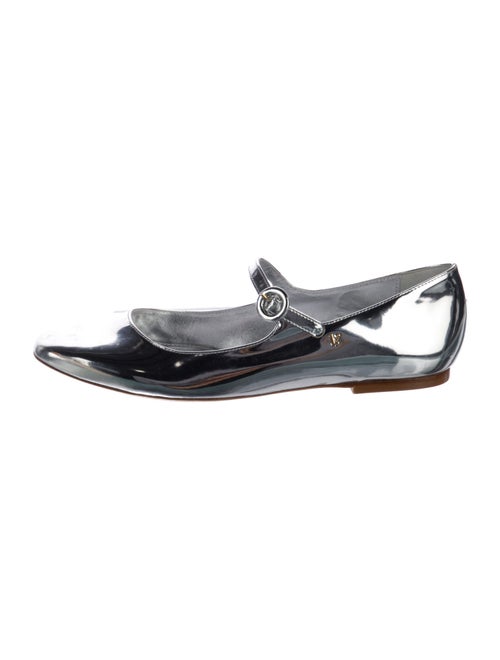 Larroude Patent Leather Mary Jane Flats