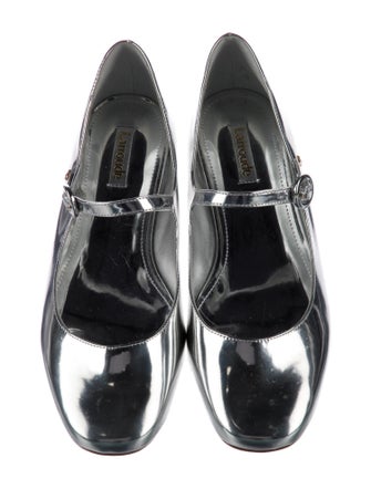 Larroude Patent Leather Mary Jane Flats