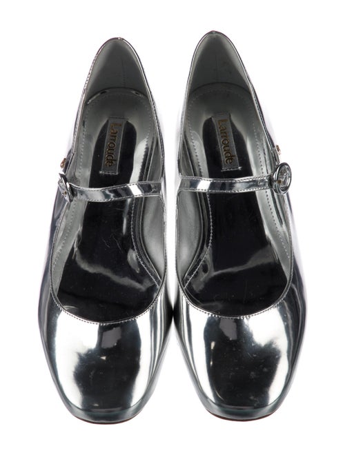 Larroude Patent Leather Mary Jane Flats