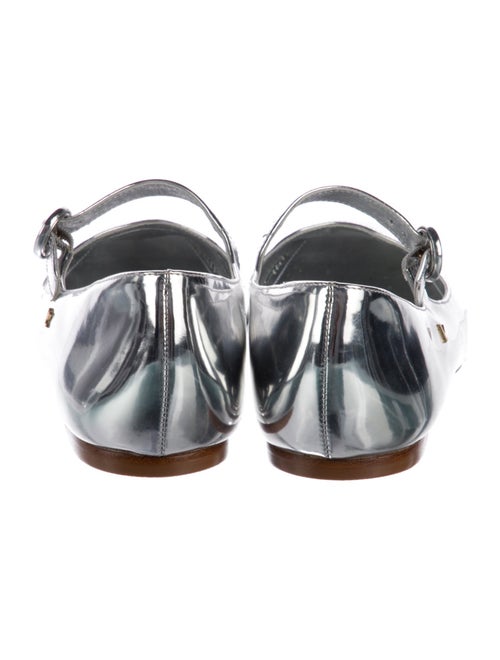 Larroude Patent Leather Mary Jane Flats