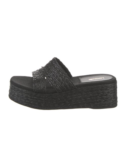 Larroude Straw Espadrilles