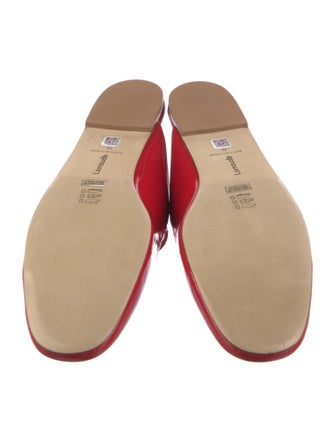 Larroude Patent Leather Mules