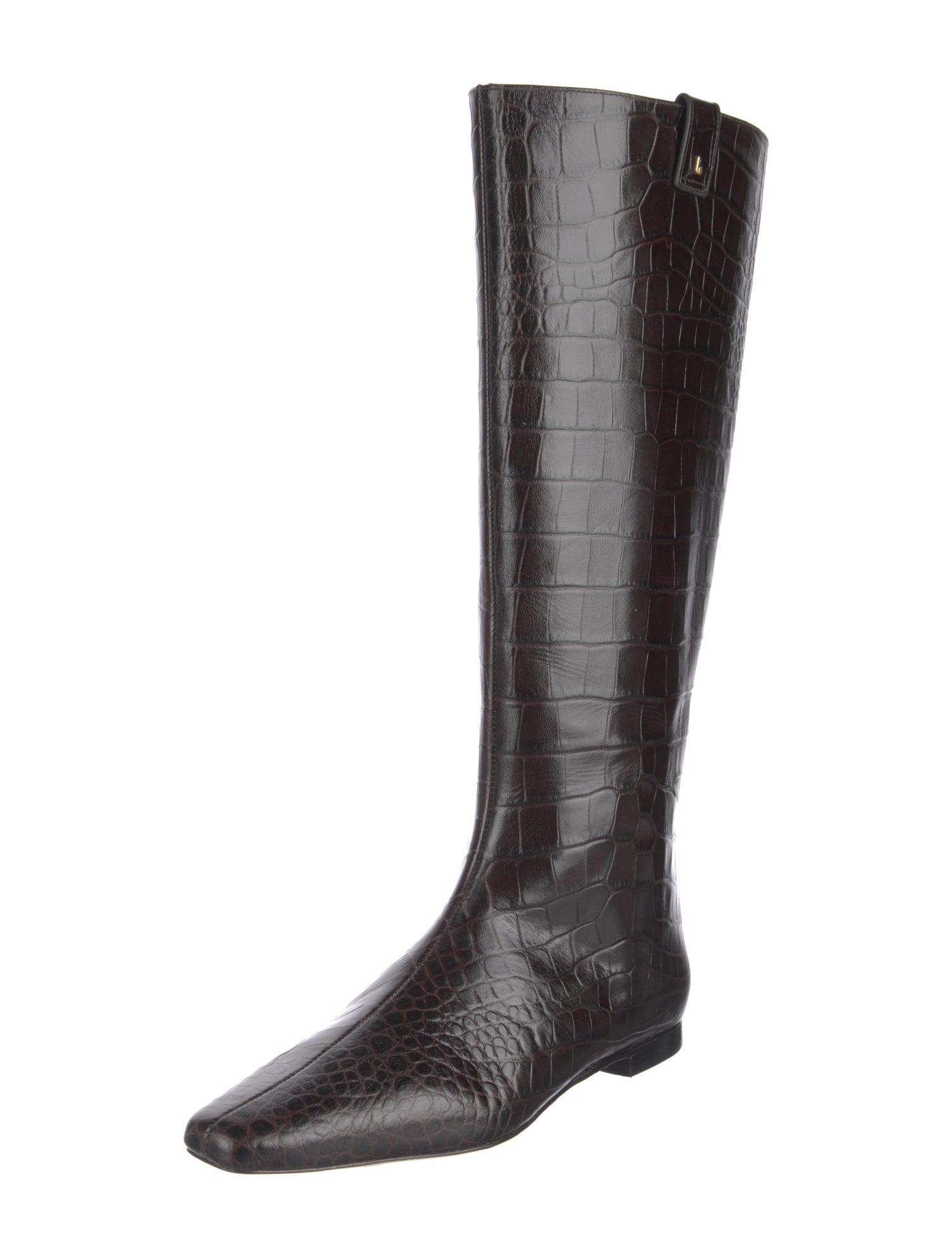 Larroude Leather Riding Boots
