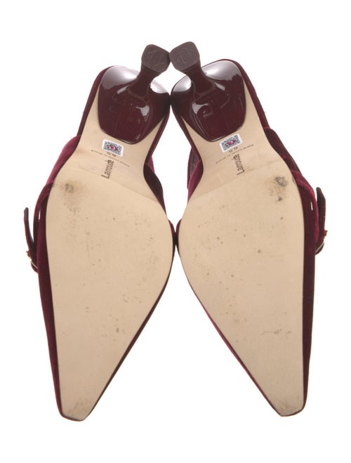 Larroude Velvet Slingback Pumps