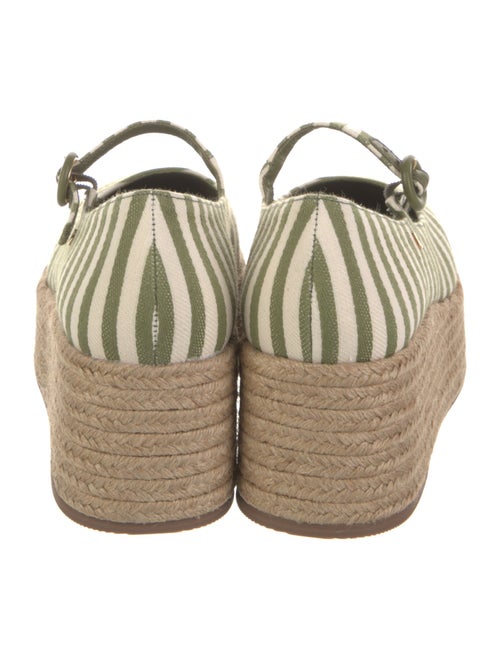 Larroude Canvas Striped Espadrilles