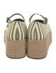 Larroude Canvas Striped Espadrilles