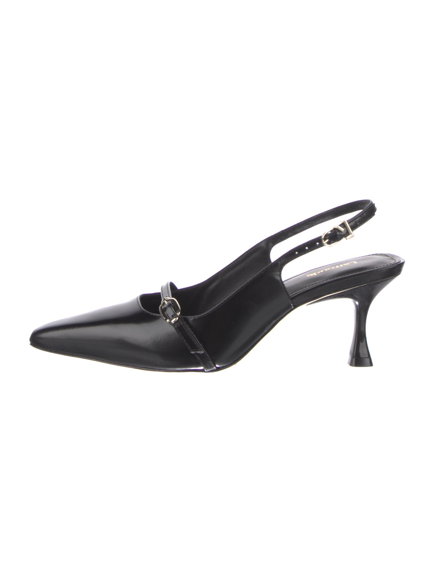 Larroude Leather Slingback Pumps