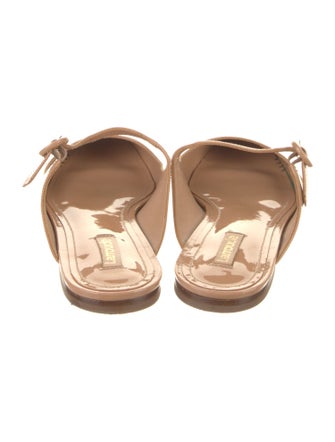 Larroude Patent Leather Mules