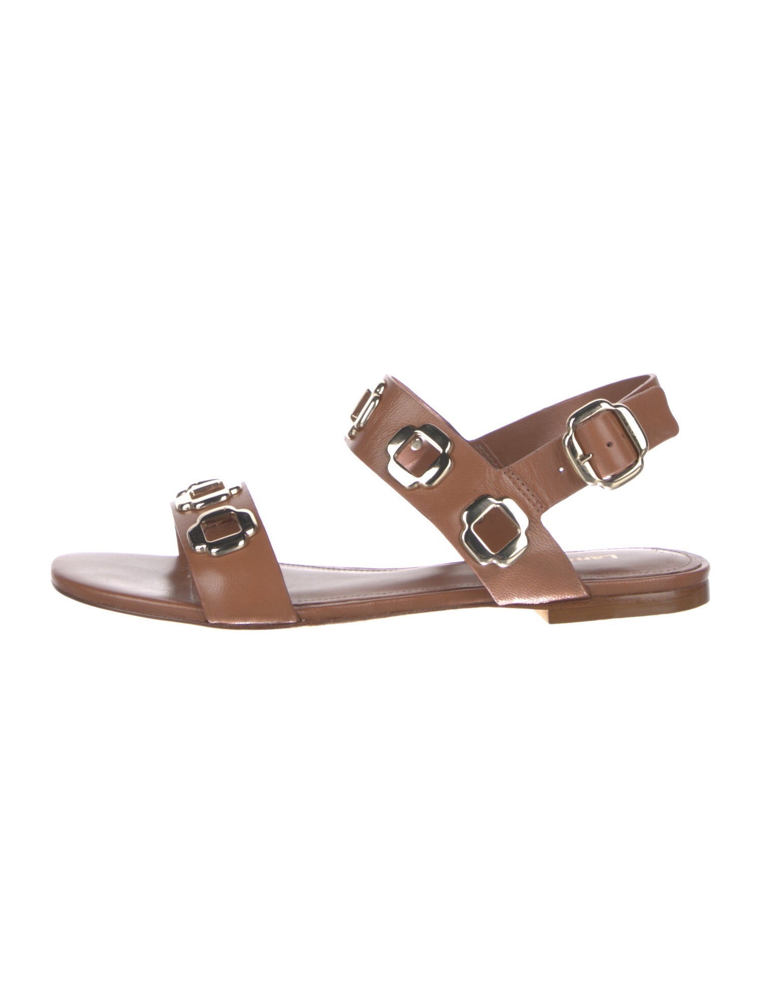 Larroude Leather Gladiator Sandals