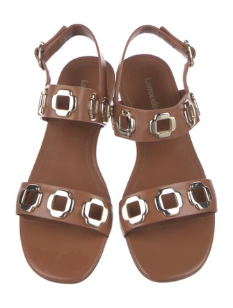 Larroude Leather Gladiator Sandals
