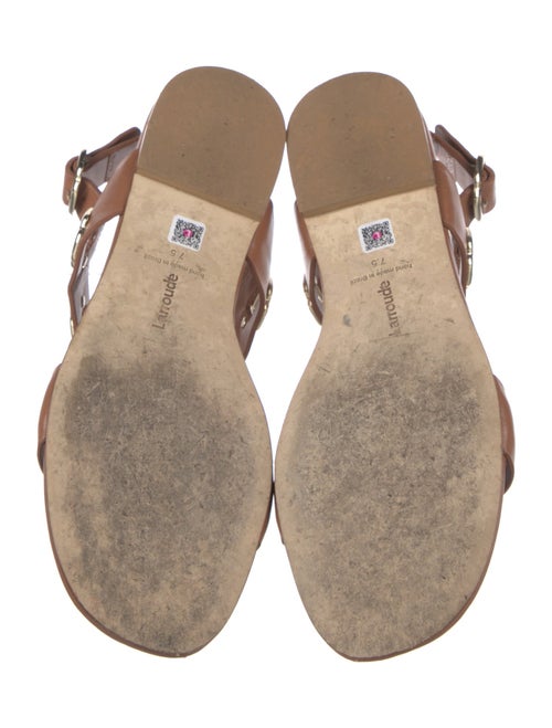 Larroude Leather Gladiator Sandals