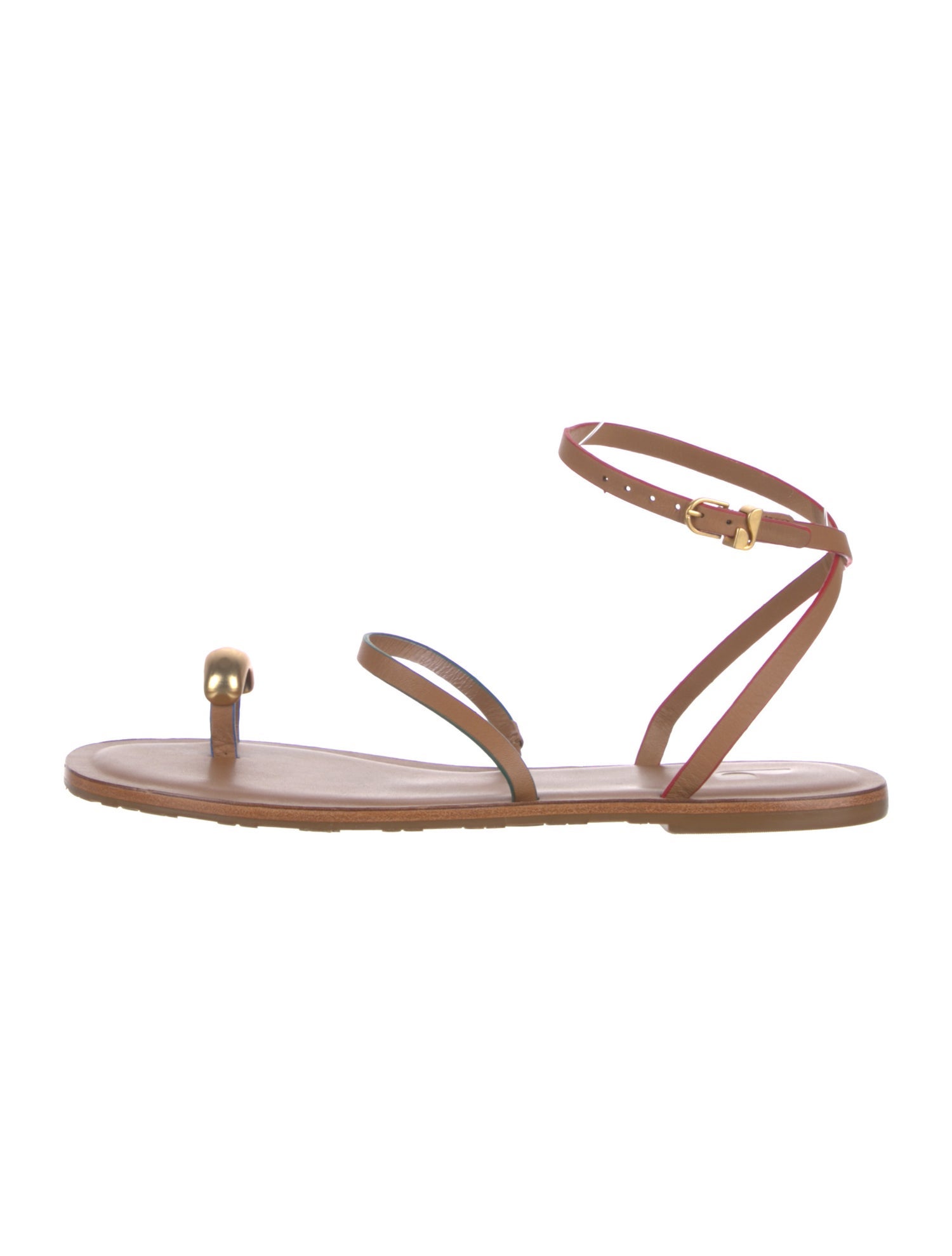 Larroude Leather Gladiator Sandals