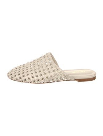 Larroude Leather Mules