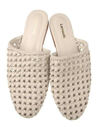 Larroude Leather Mules