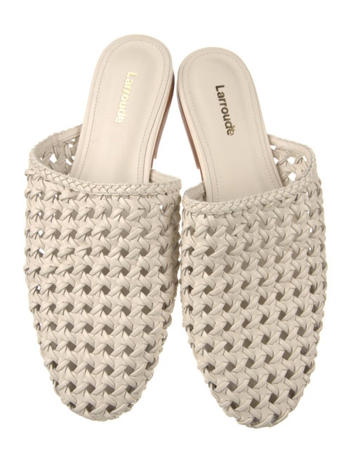 Larroude Leather Mules