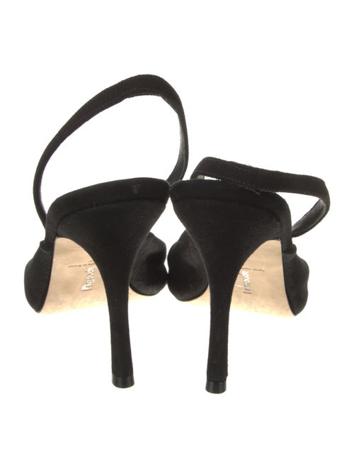 Larroude Suede Slingback Sandals