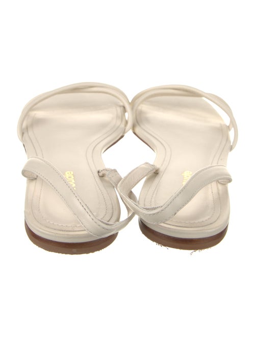 Larroude Leather Slingback Sandals