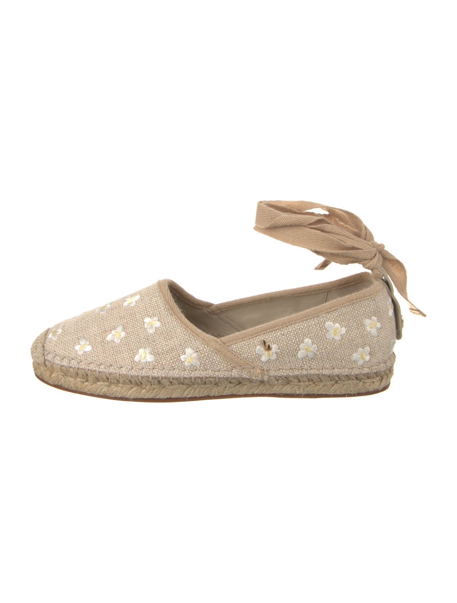 Larroude Canvas Floral Print Espadrilles