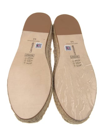 Larroude Canvas Floral Print Espadrilles