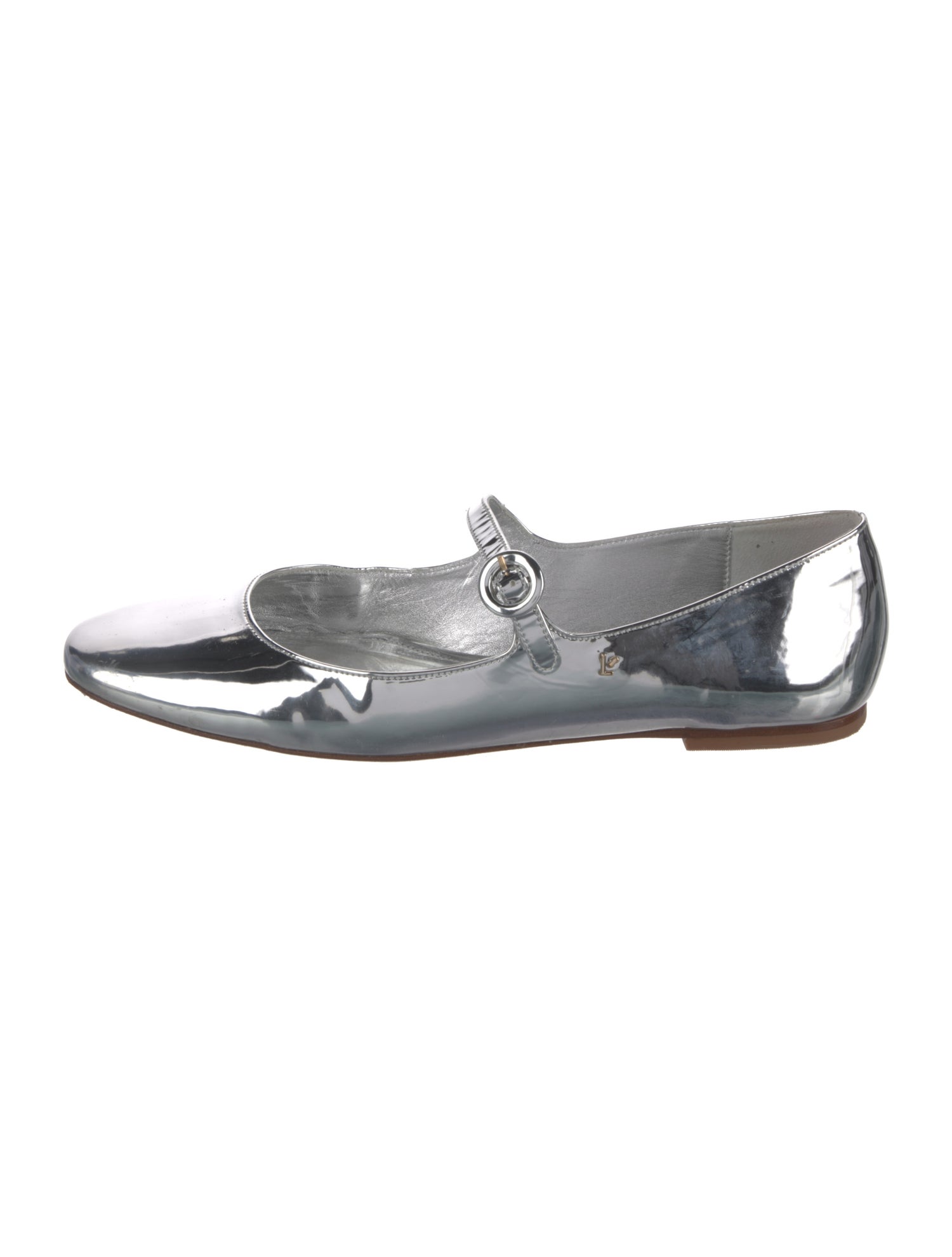 Larroude Patent Leather Mary Jane Flats