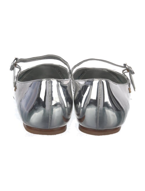 Larroude Patent Leather Mary Jane Flats