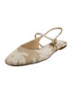 Larroude Printed Slingback Flats
