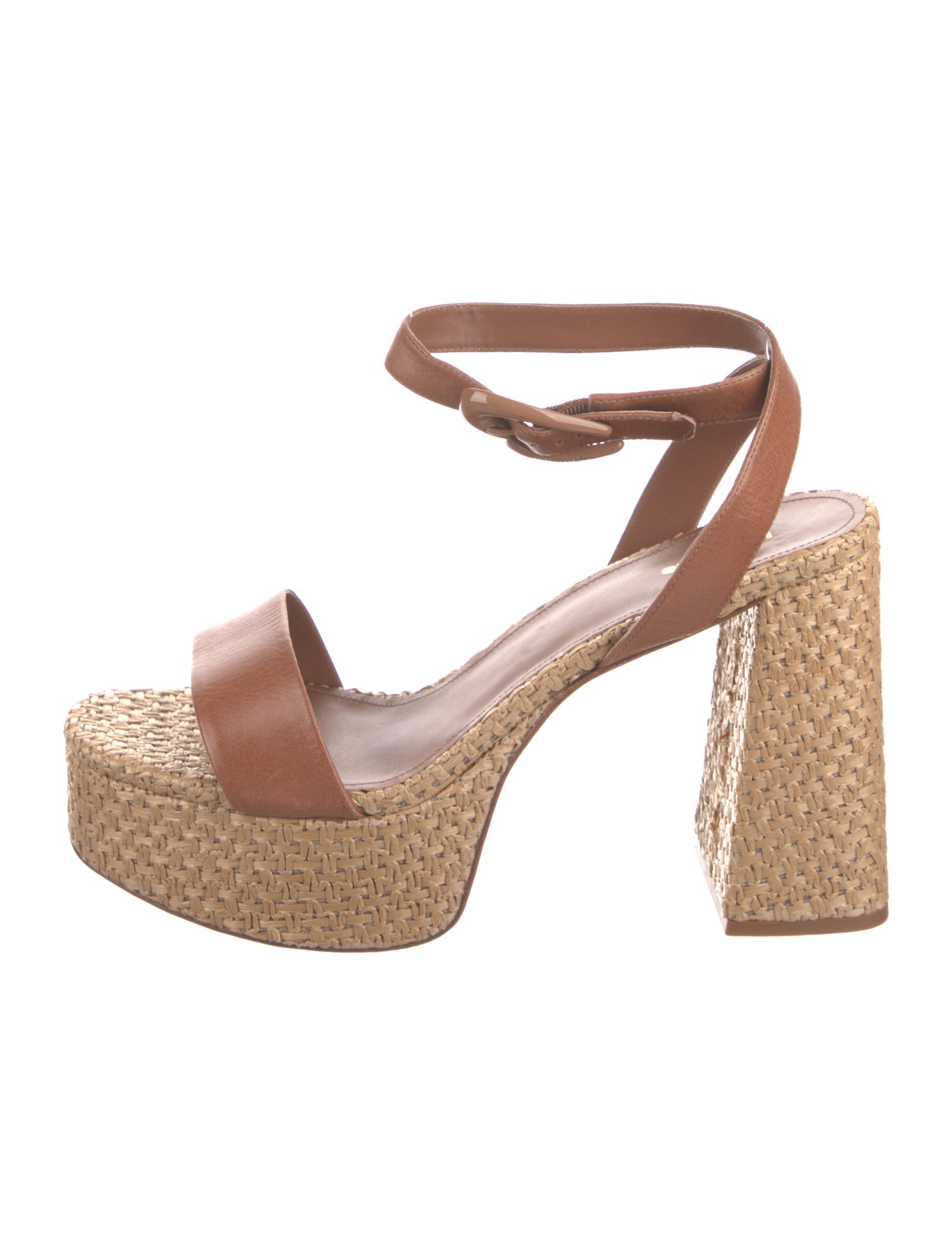 Larroude Leather Espadrilles