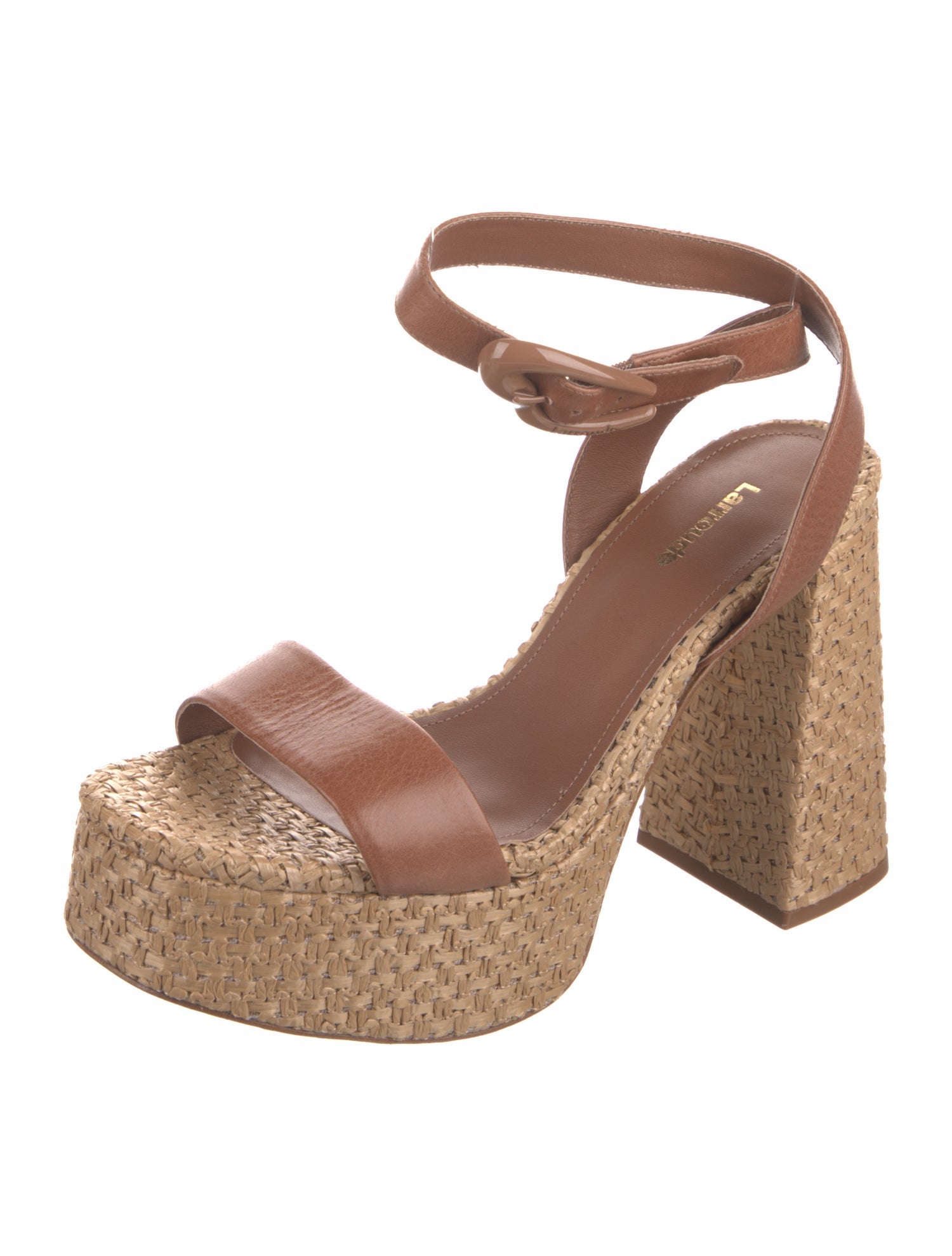 Larroude Leather Sandals