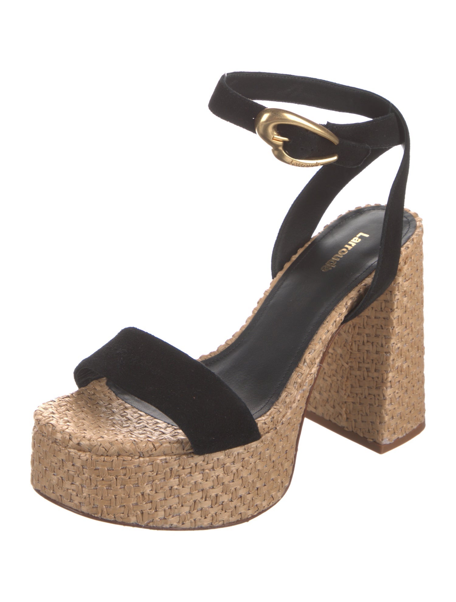 Larroude Suede Espadrilles