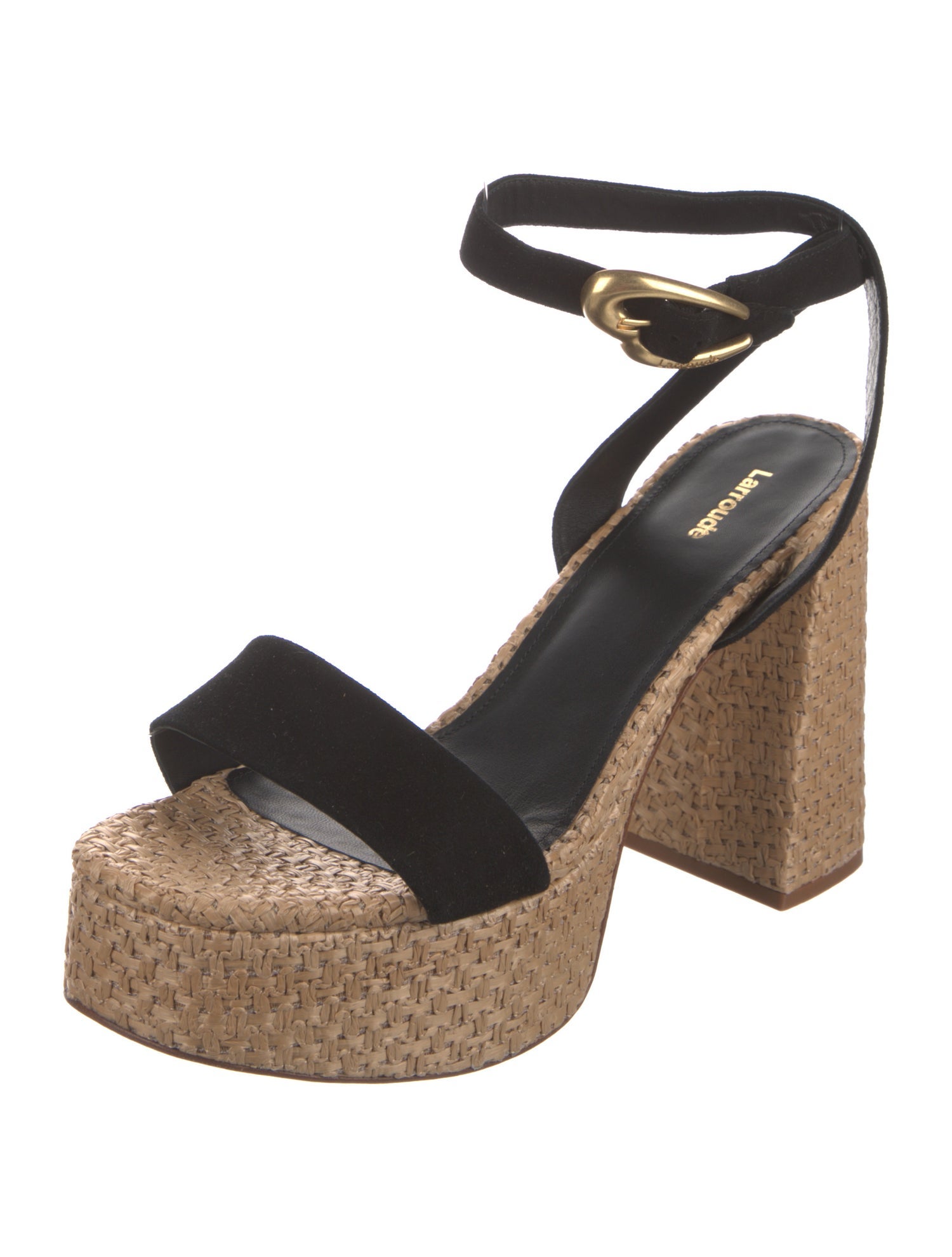 Larroude Suede Espadrilles