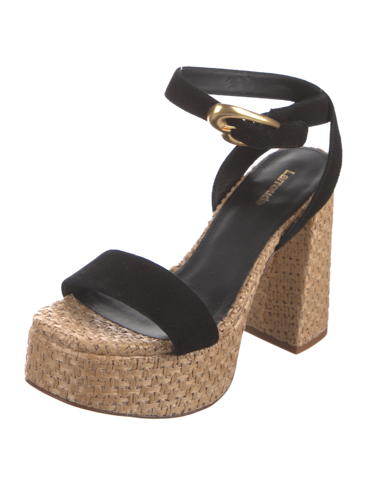 Larroude Suede Espadrilles