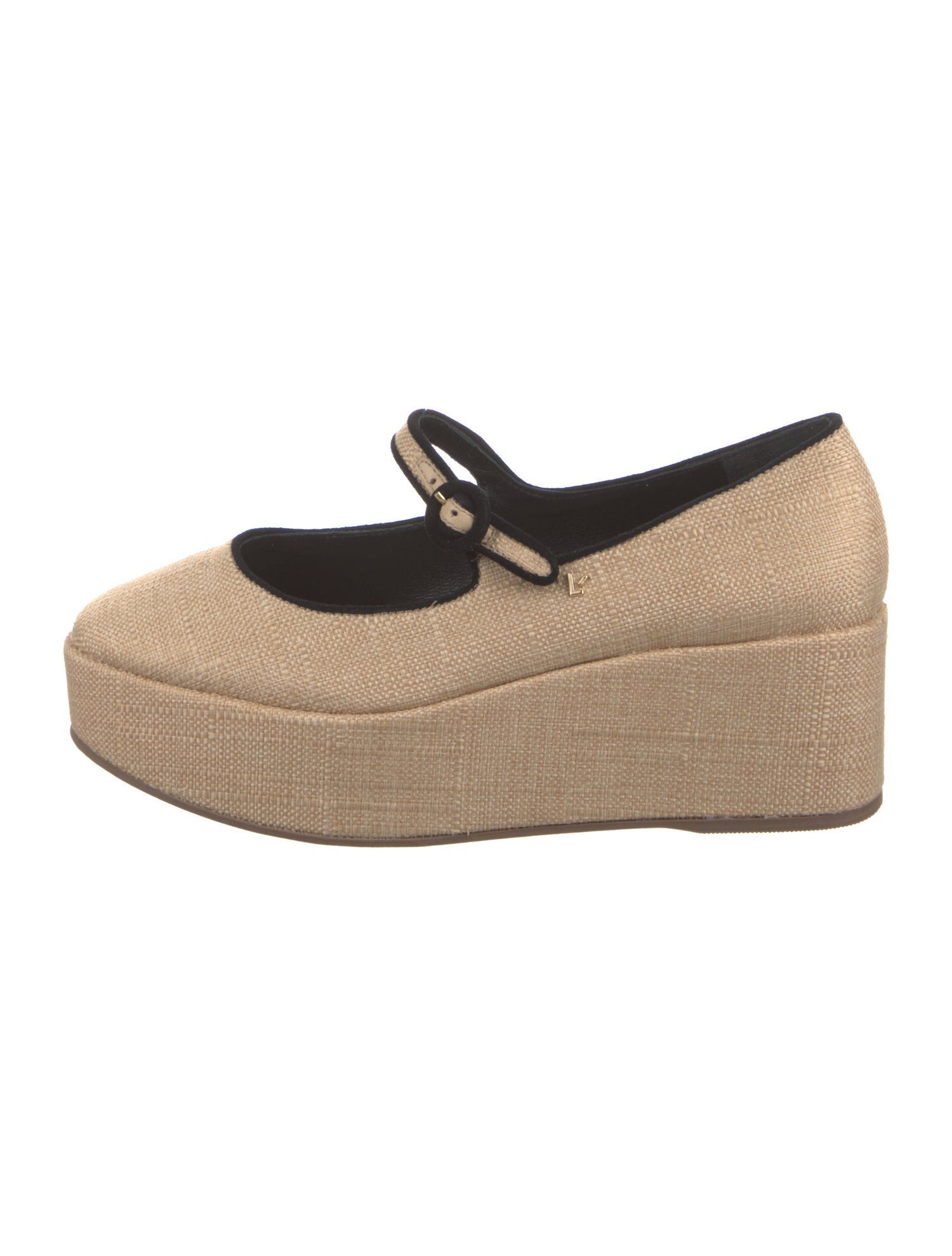 Larroude Raffia Pumps