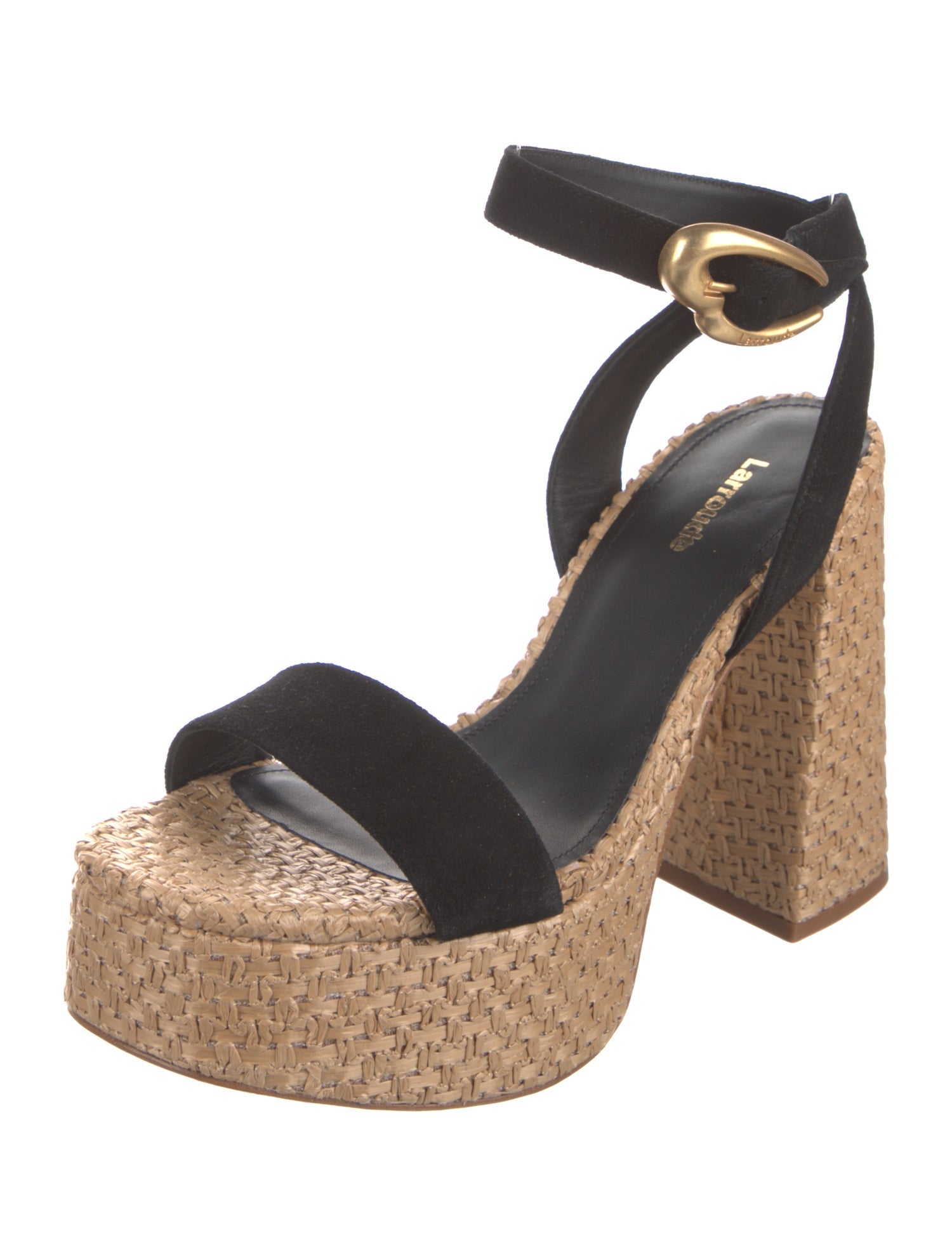 Larroude Suede Espadrilles