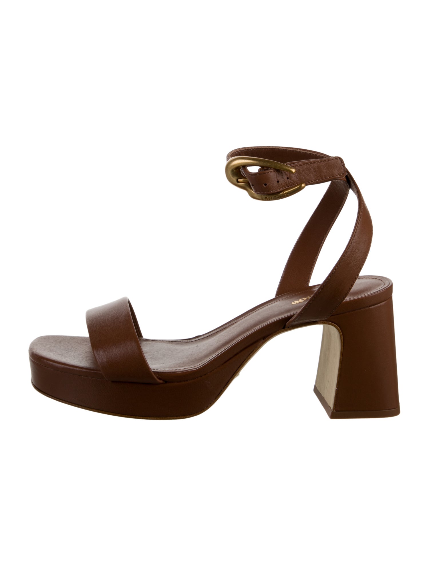Larroude Leather Sandals