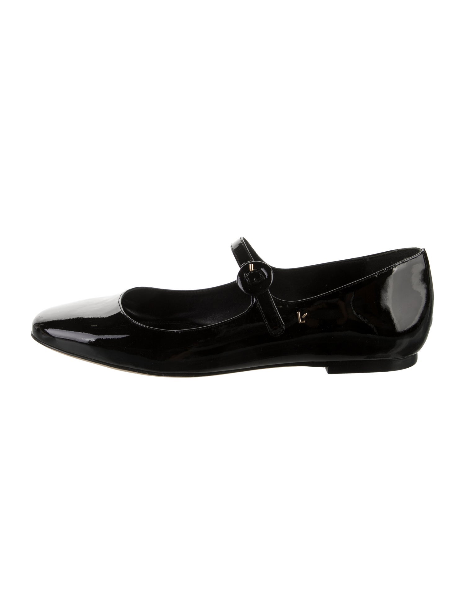 Larroude Patent Leather Mary Jane Flats