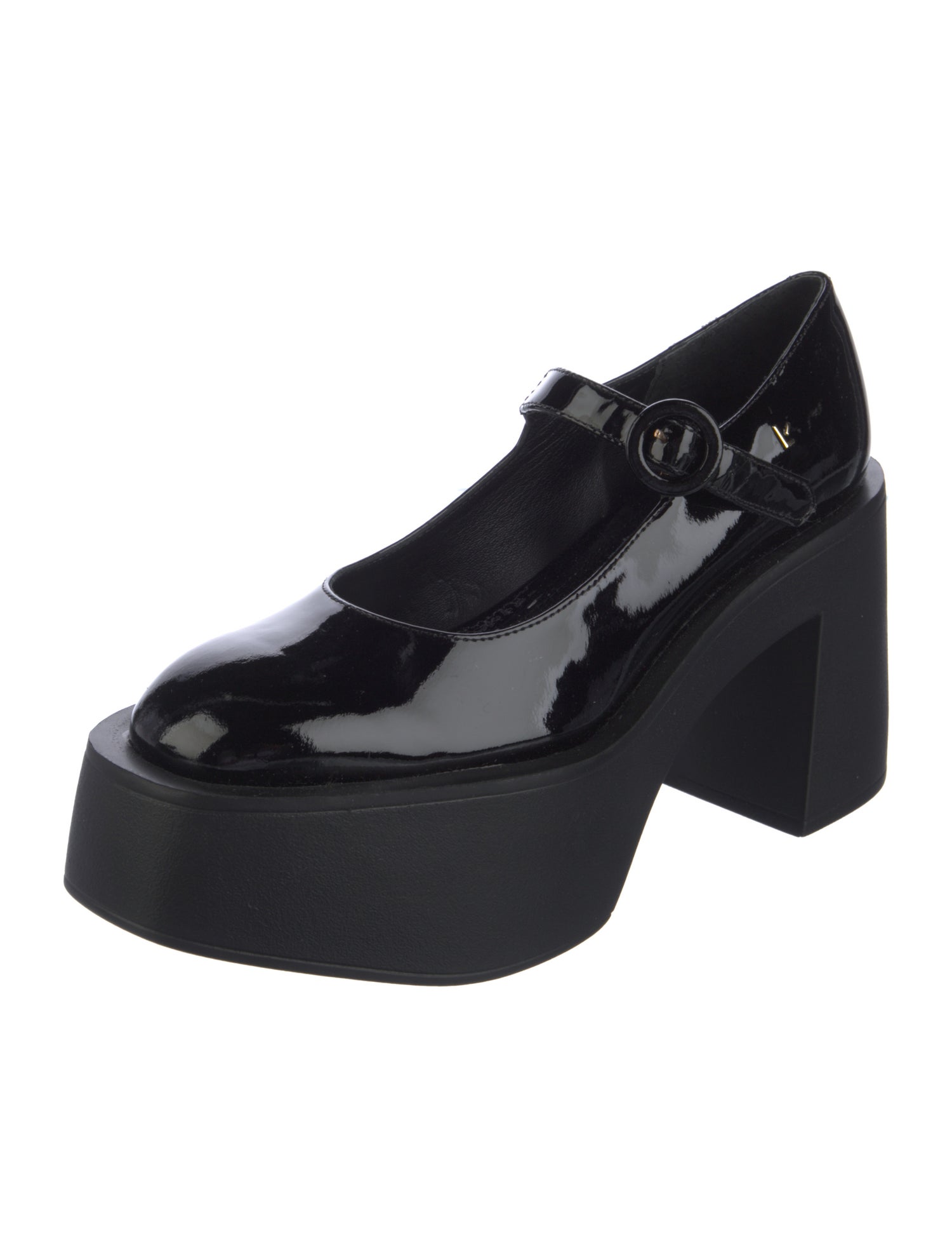 Larroude Patent Leather Pumps