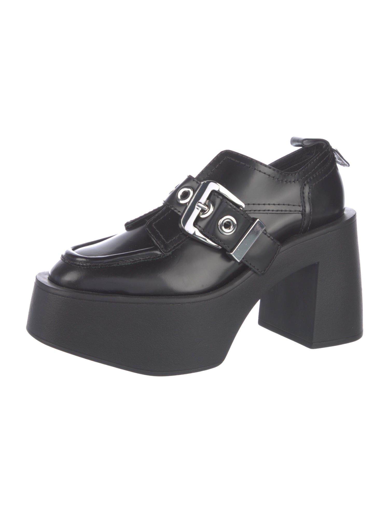 Larroude Patent Leather Pumps