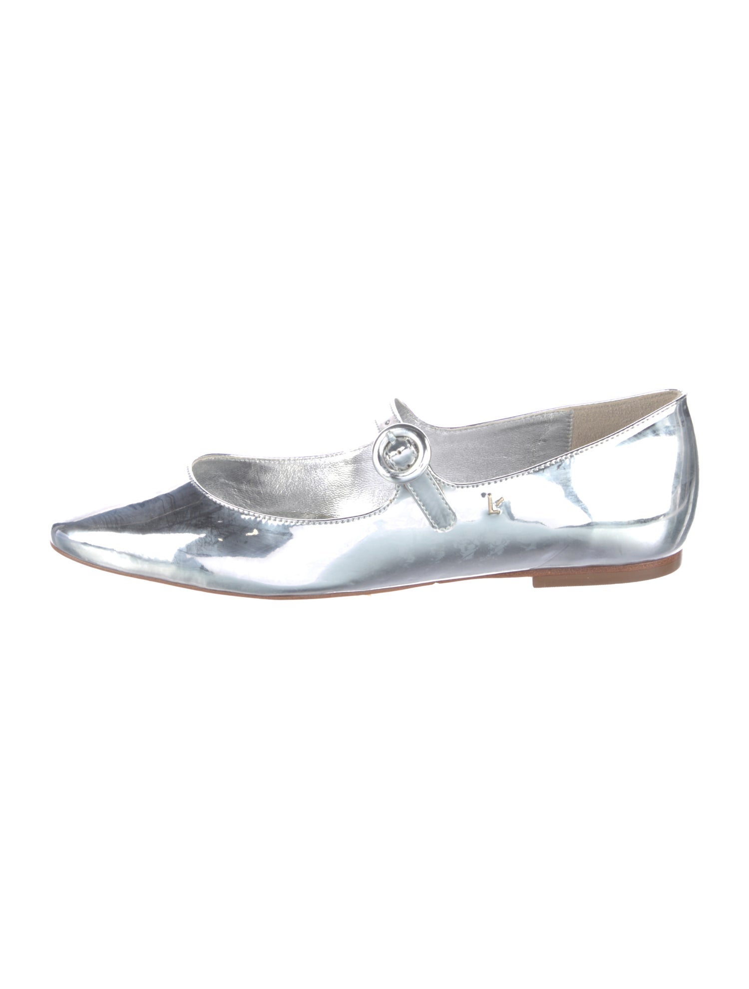 Larroude Patent Leather Mary Jane Flats