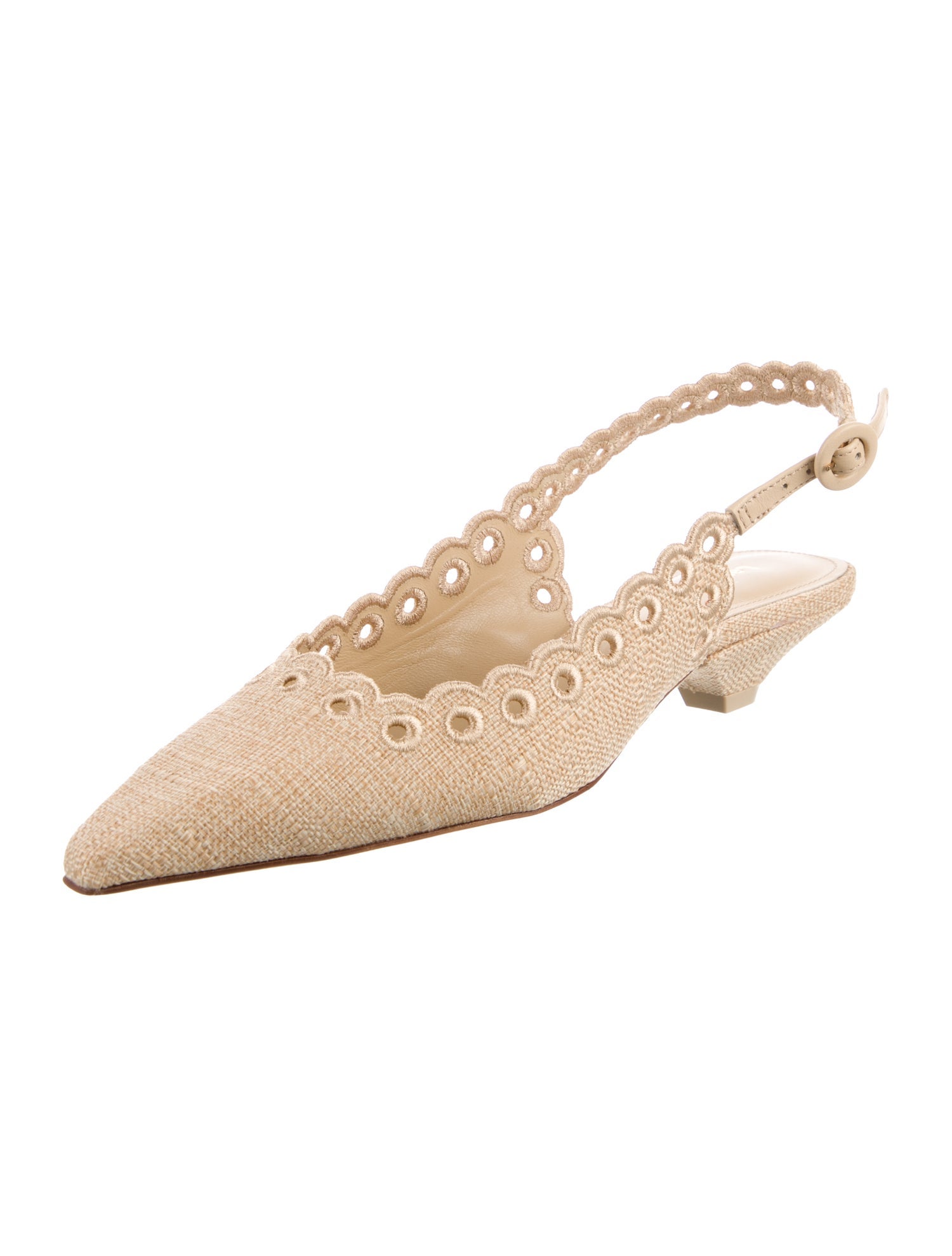 Larroude Slingback Flats