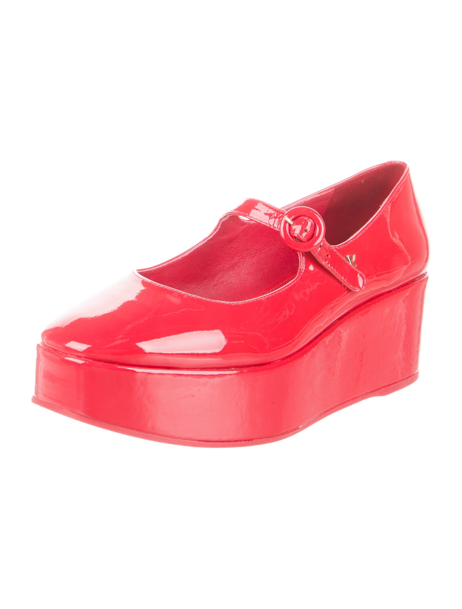 Larroude Patent Leather Pumps