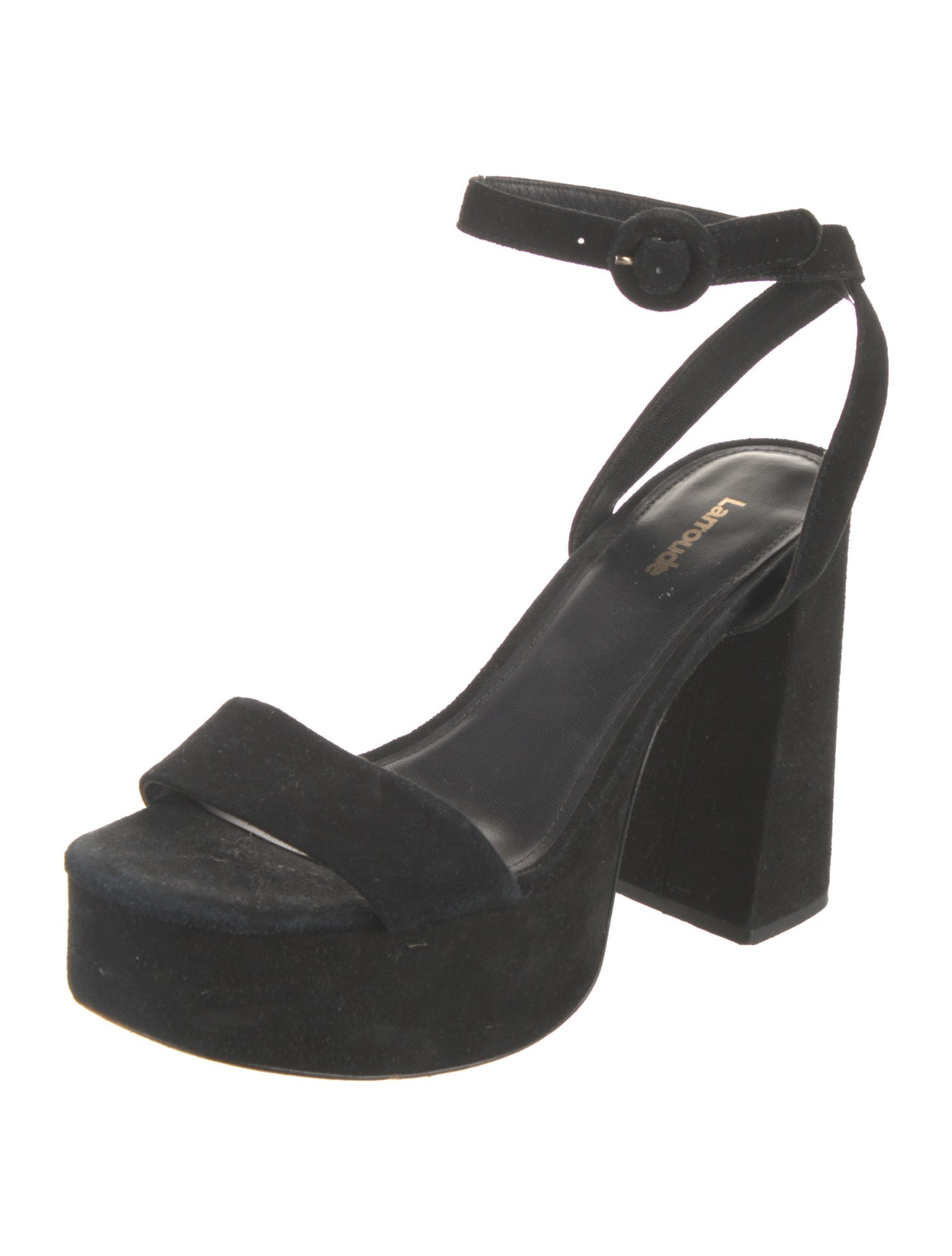 Larroude Suede Sandals