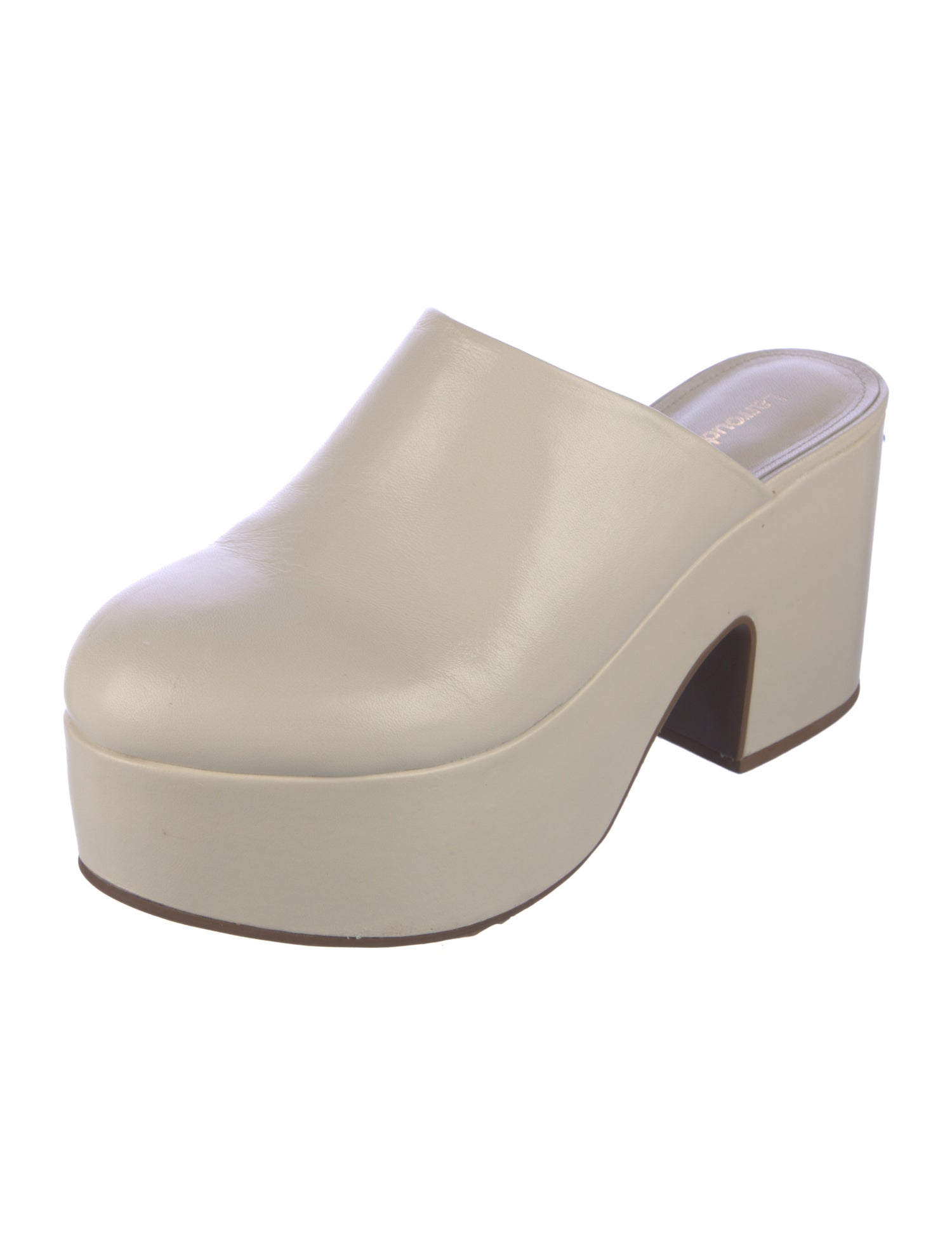 Larroude Leather Mules