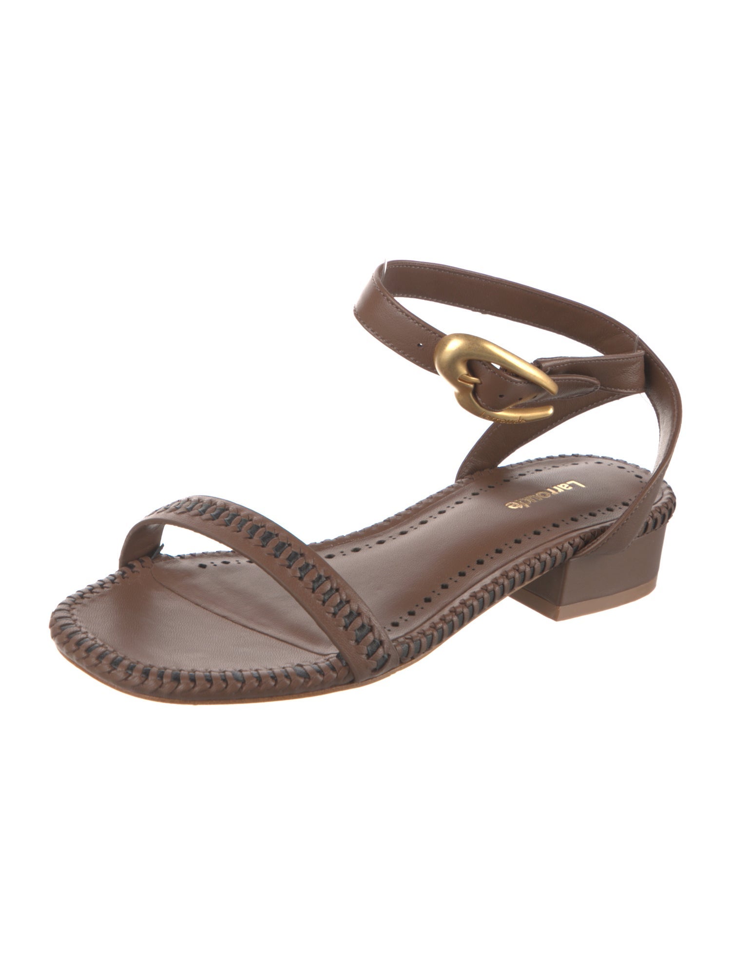 Larroude Leather Sandals